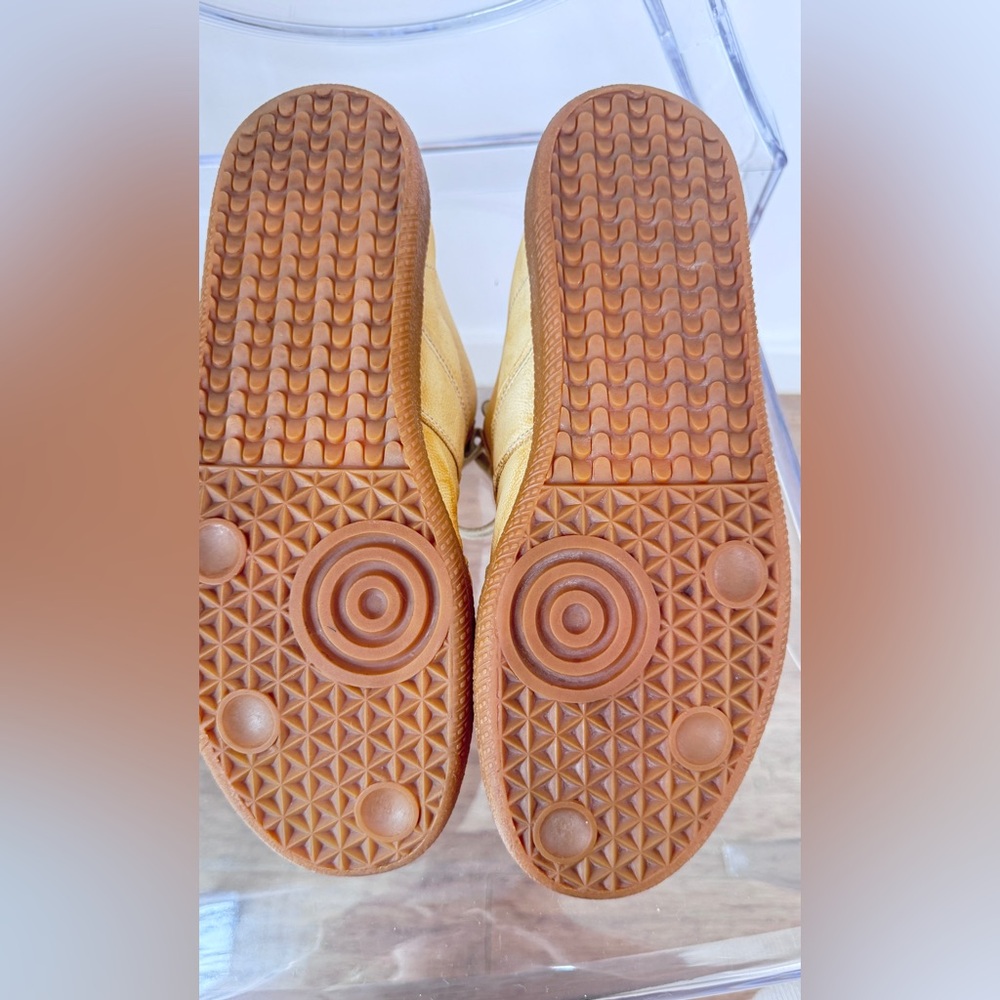 Maison Margiela leather suede GAT sneakers quiet luxury wheat color - Picture 5 of 11